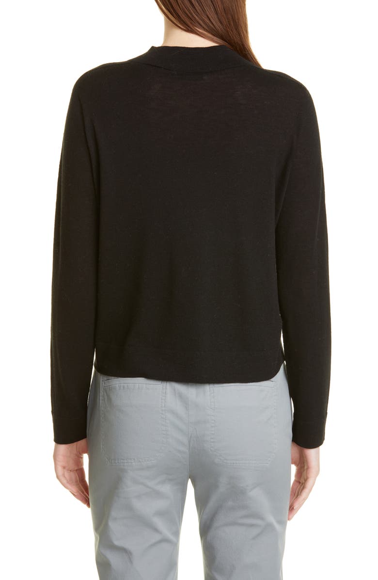 Vince Funnel Neck Wool Blend Sweater, Alternate, color,