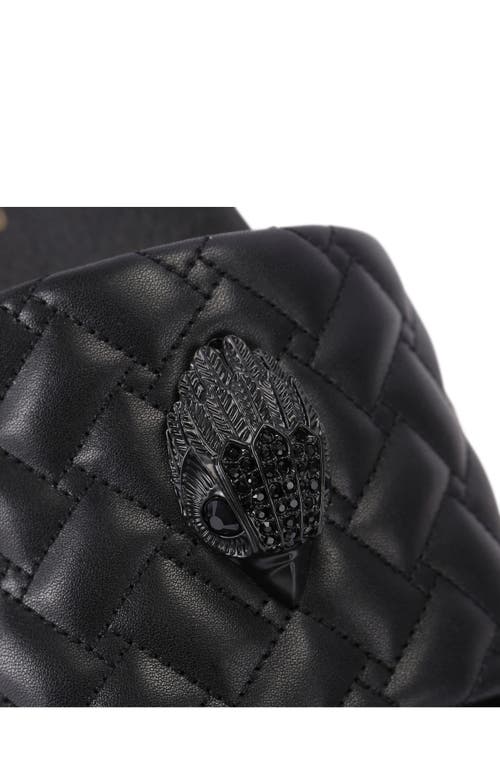 Kurt Geiger London Meena Eagle Slide Sandal In Black