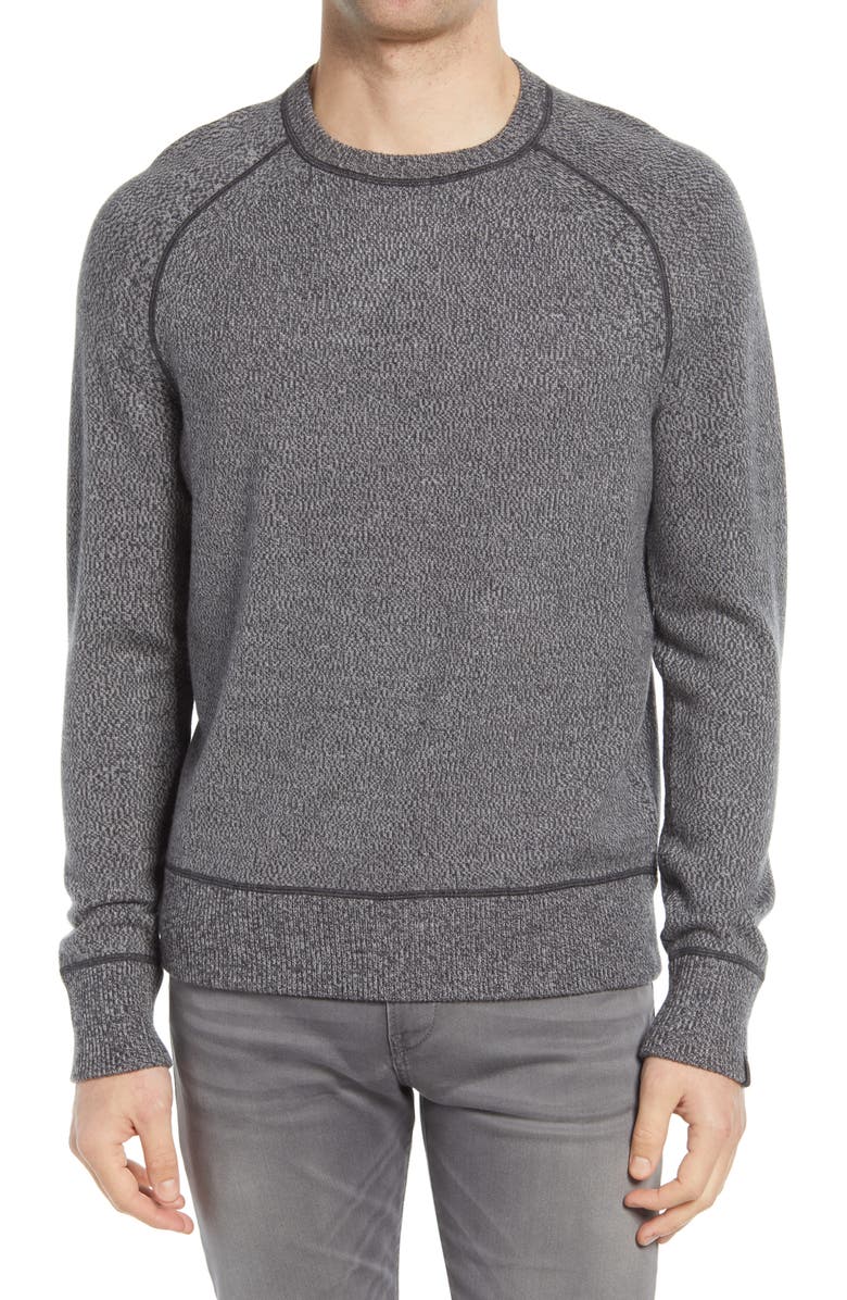 rag & bone Harlow Cotton & Cashmere Raglan Sweater, Main, color, 