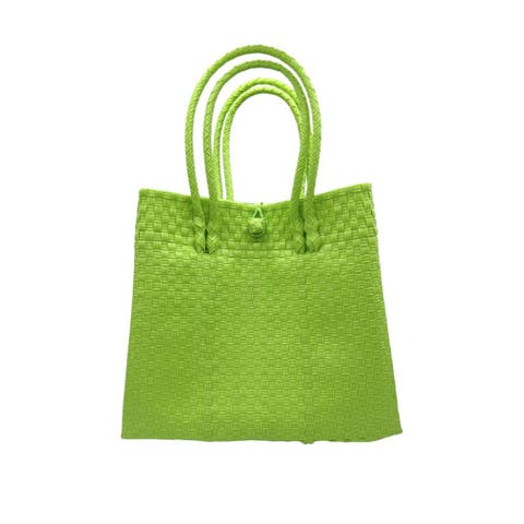 The Maxi Piper Handwoven Recycled Plastic Tote