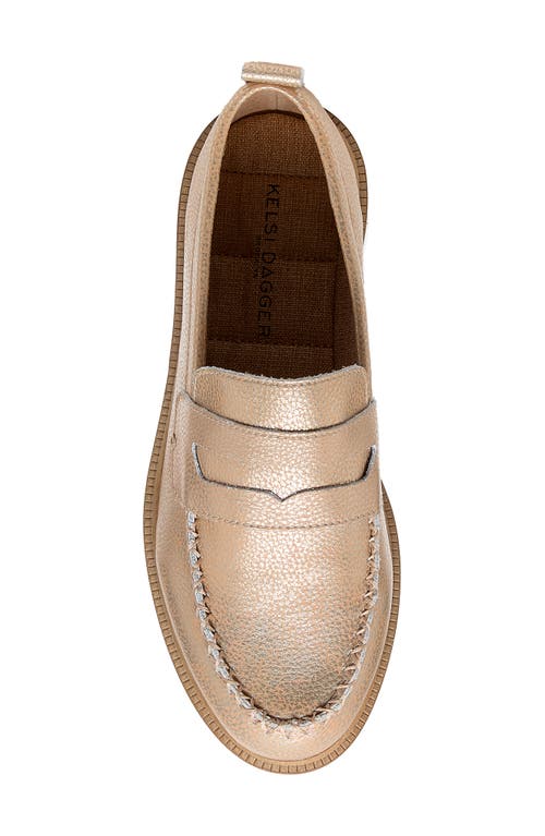Kelsi Dagger Brooklyn Lens Penny Loafer In Chai