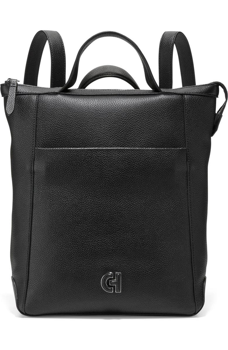 Cole Haan Small Grand Ambition Leather Convertible Luxe Backpack, Main, color,