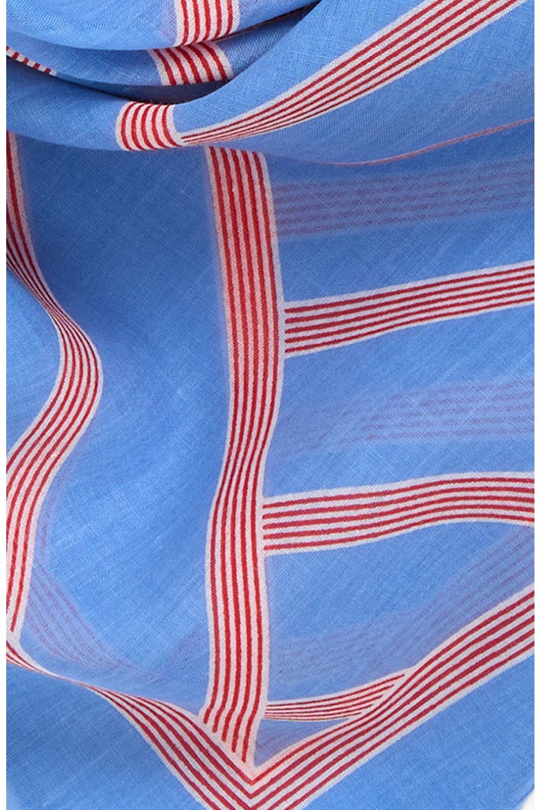 Medium Cotton Bandana, Alternate, color, CALM BLUE