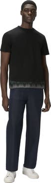 Missoni Short Sleeve T-shirt With Irregular Zigzag Insert