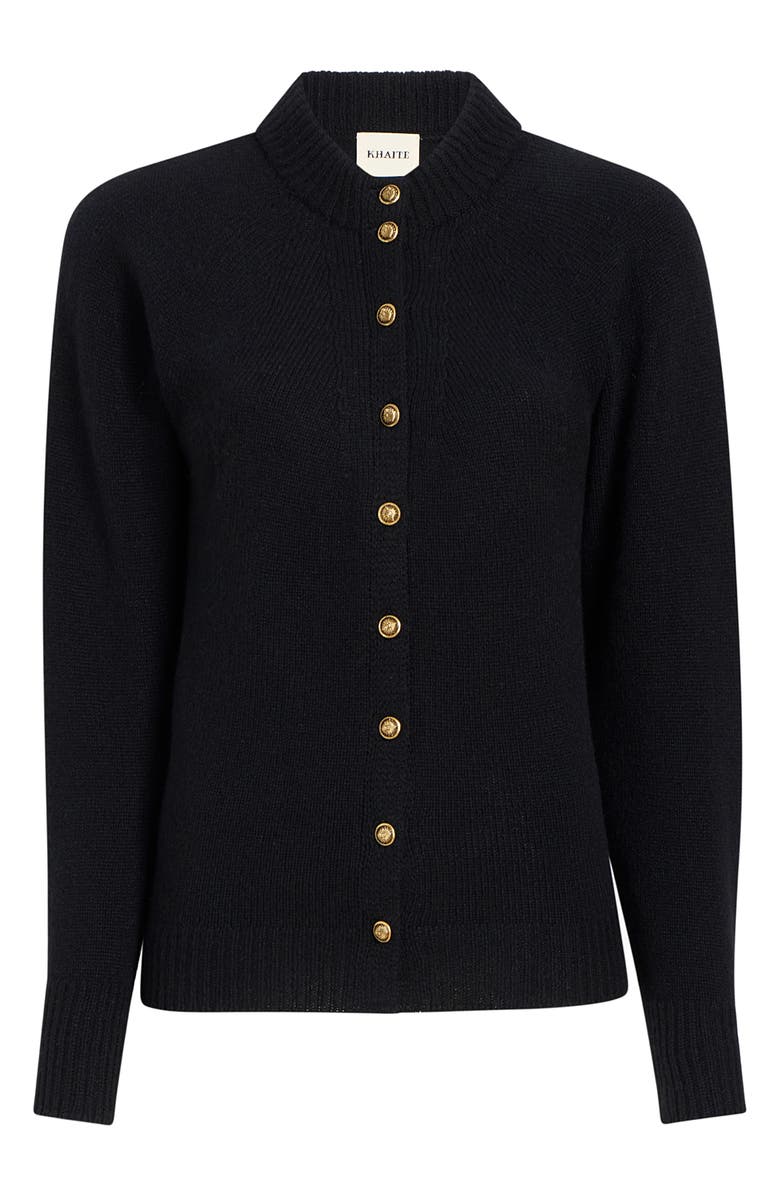 Khaite Ambre Cashmere Blend Cardigan, Alternate, color, 