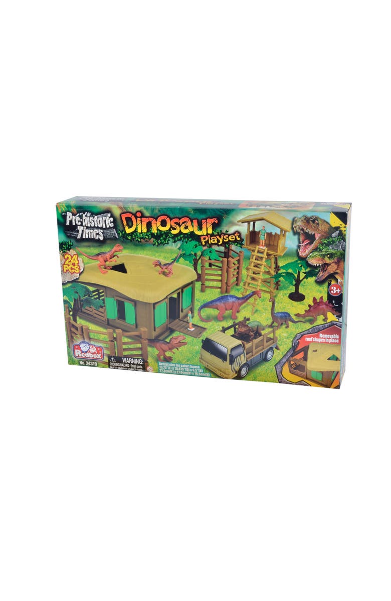 Red Box Dinosaur Figure Playset, Alternate, color, Multicolored