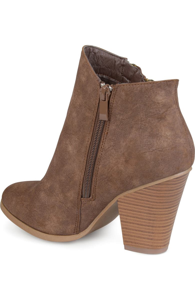 Journee Collection JOURNEE Vally Bootie, Alternate, color, Brown