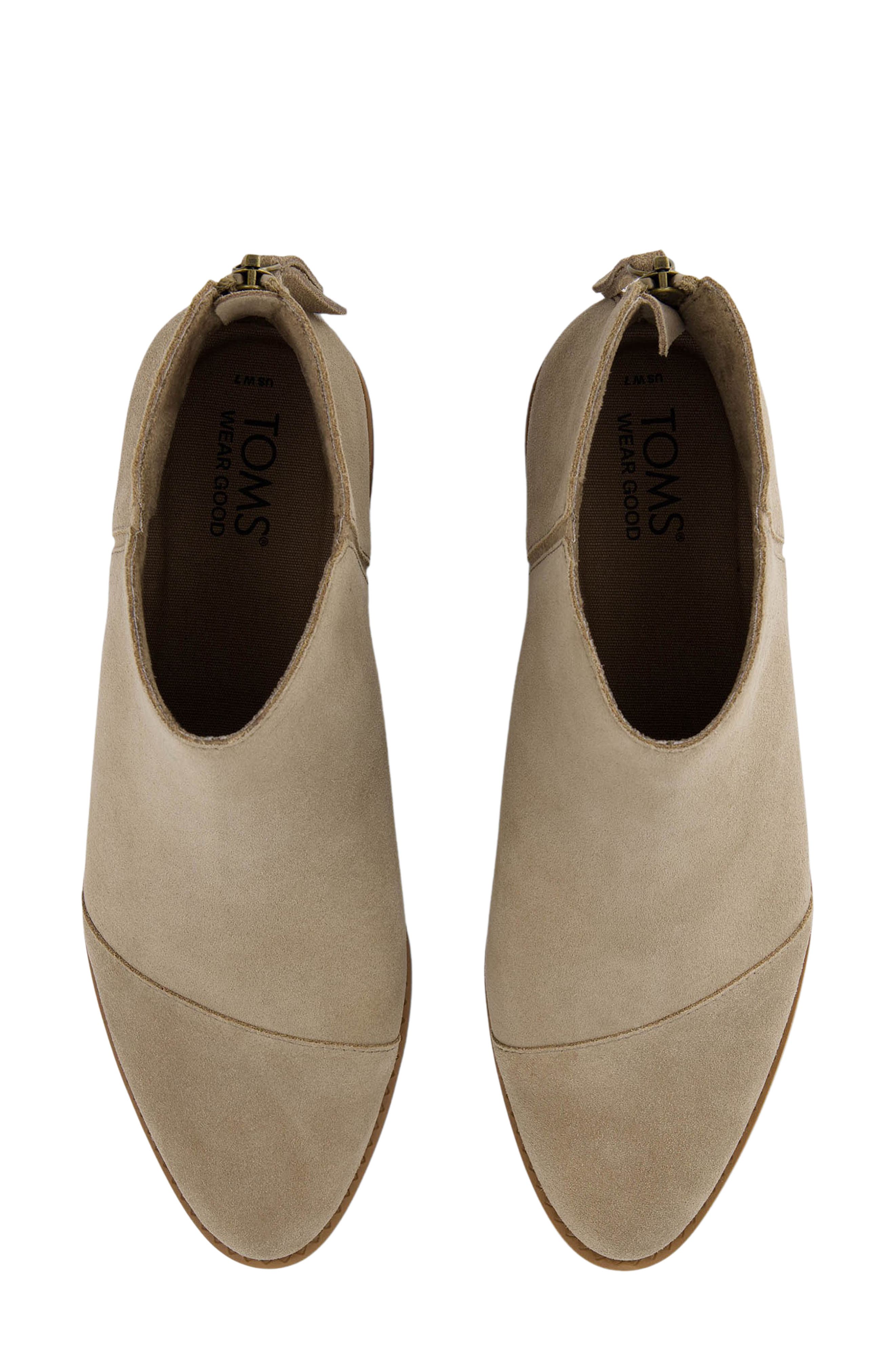 TOMS Rylie Bootie, Alternate, color, Natural