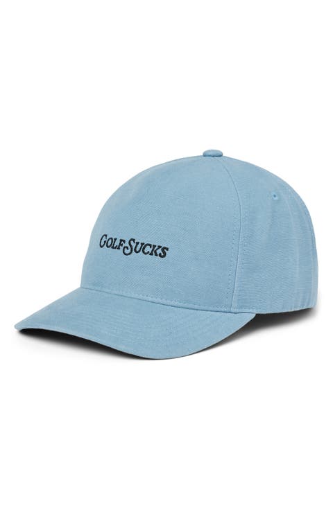 Golf Sucks Six-Panel Snapback Cap
