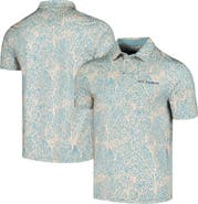 FLOMOTION Men's Flomotion Blue THE PLAYERS Coral Reef Polo