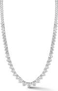 CHLOE AND MADISON Cubic Zirconia Tennis Necklace