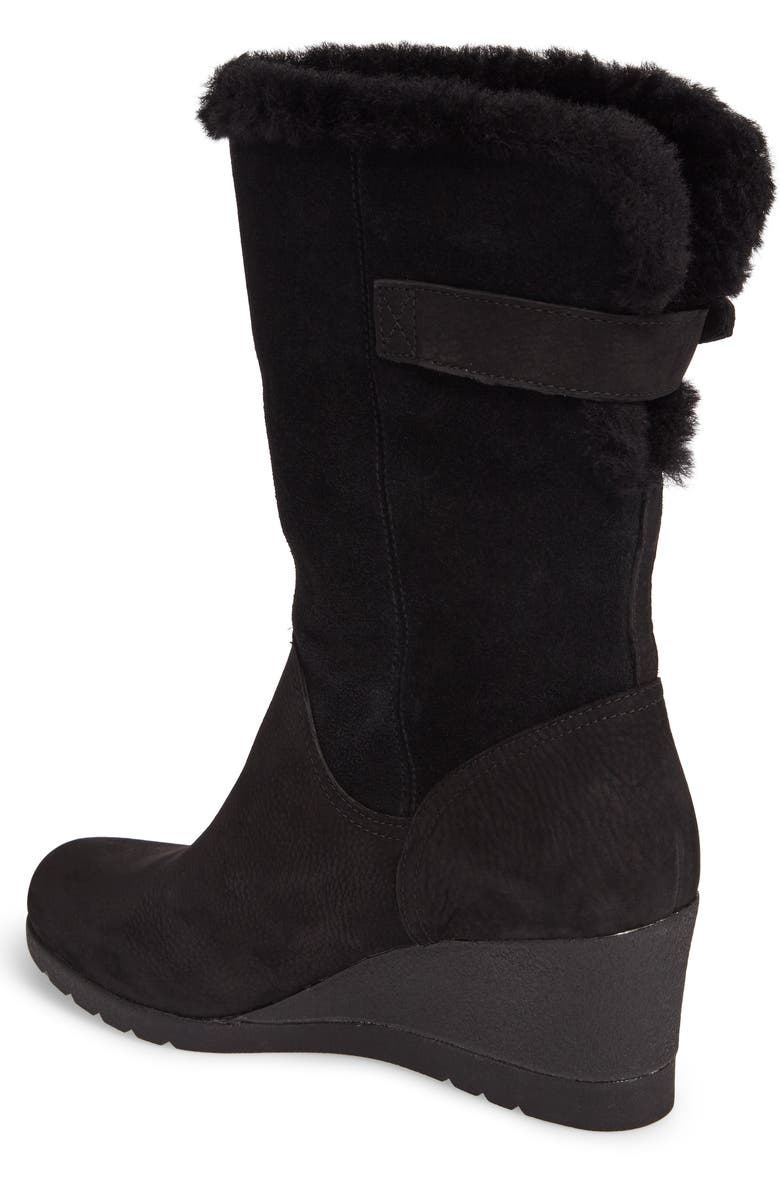 UGG<sup>®</sup> Edelina Waterproof Wedge Boot, Alternate, color,