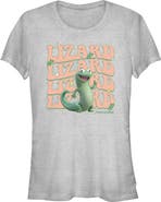 Hoppers Junior's Hoppers Tom Lizard Colorful Star Graphic T-Shirt