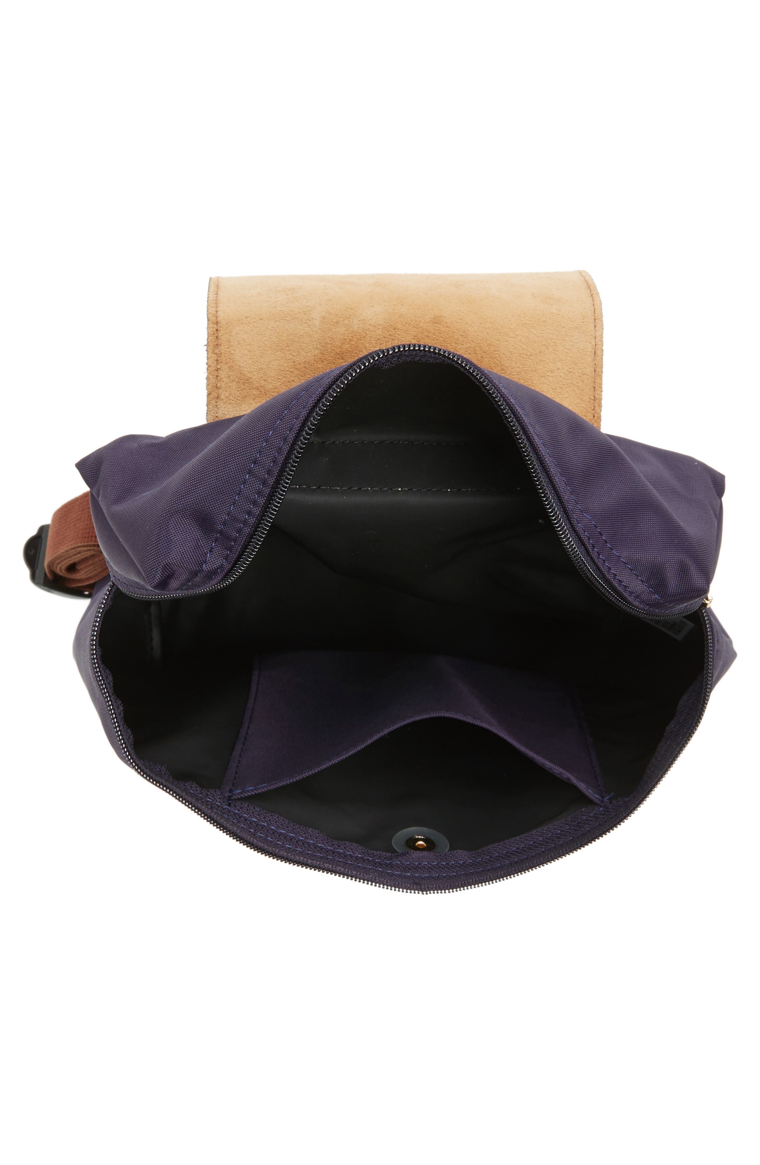 Le Pliage Nylon Canvas Backpack, Alternate, color, BILBERRY
