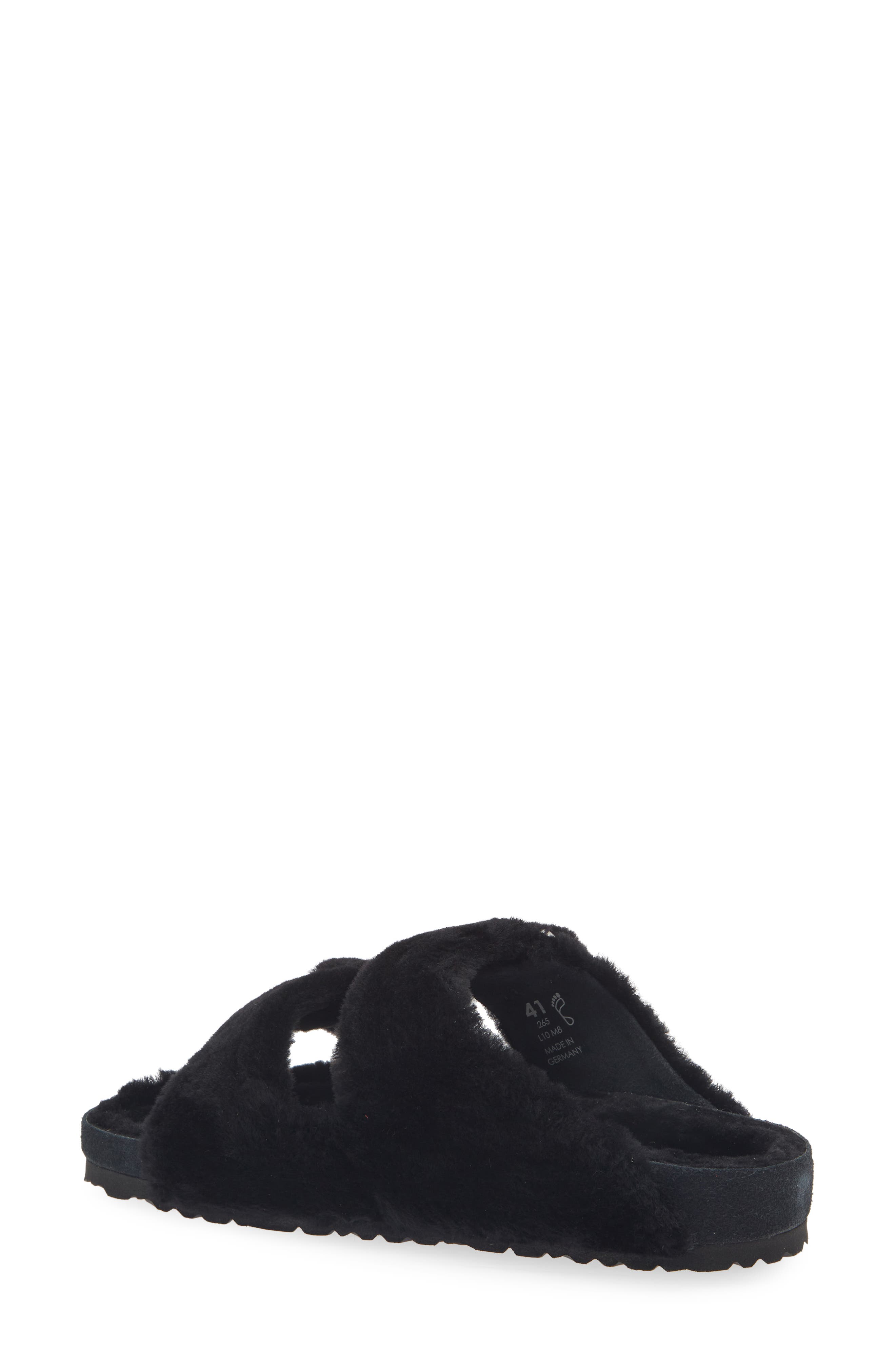 1774 BIRKENSTOCK Arizona Big Buckle Genuine Shearling Sandal, Alternate, color, 