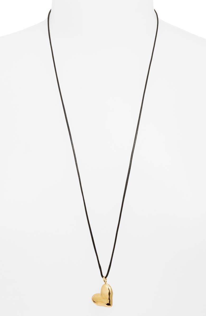 Heart Locket Cord Necklace