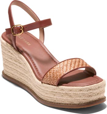 Cole Haan Keeton Cloudfeel Espadrille Ankle Strap Platform