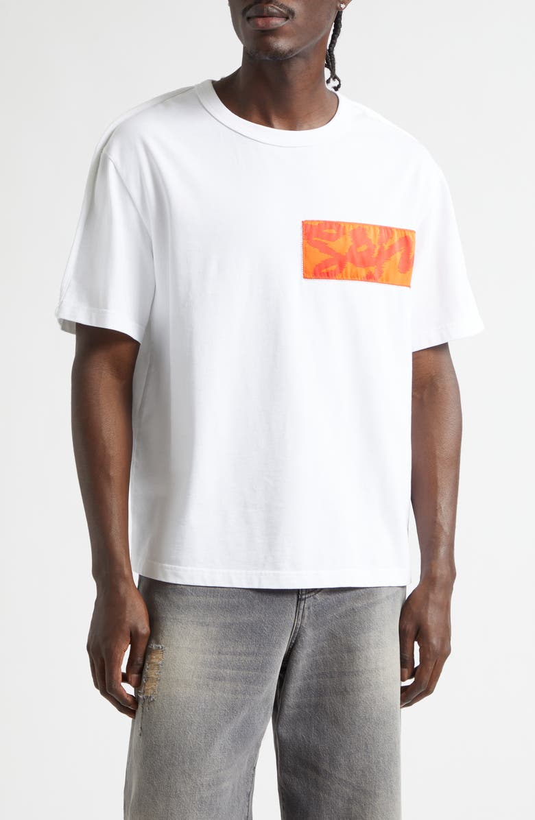 Séfr Label Cotton T-Shirt, Main, color, Contrast White