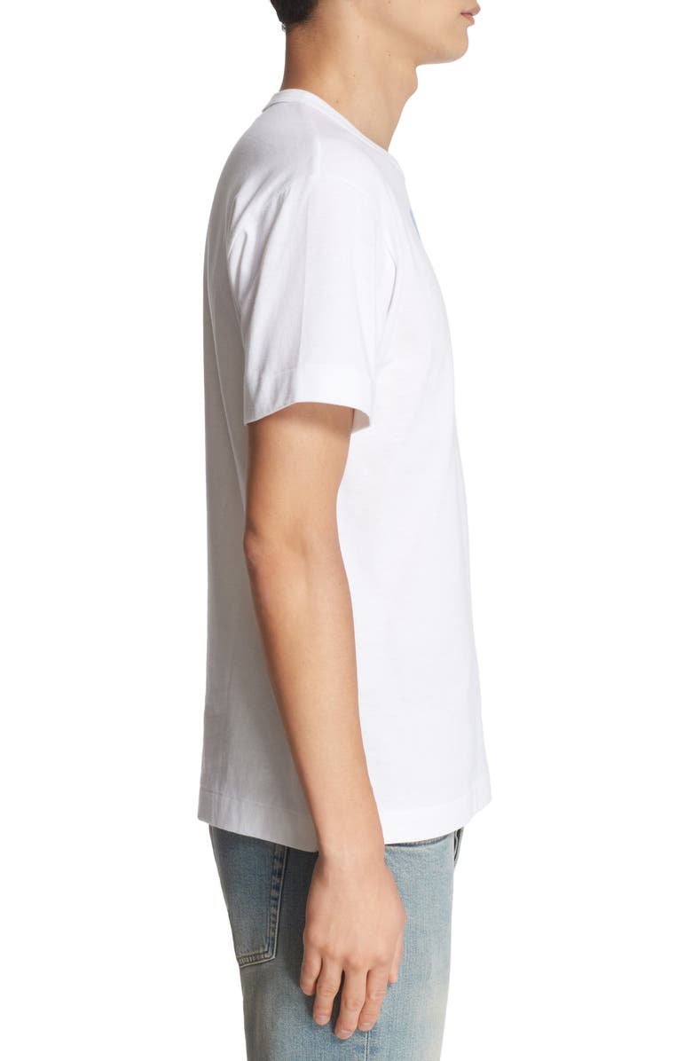 Comme des Garçons PLAY Heart Graphic Tee, Alternate, color,