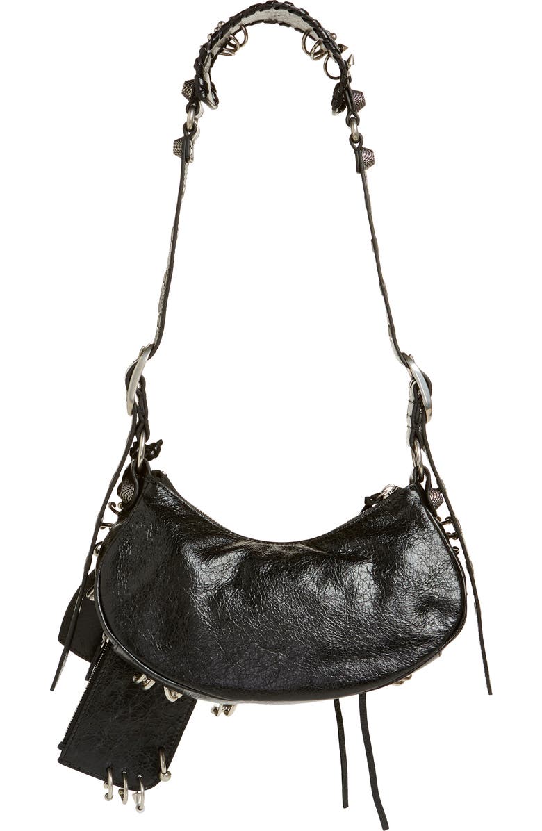 Balenciaga Extra Small Cagole Leather Shoulder Bag, Alternate, color,