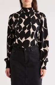 Sanctuary Abstract Print Top