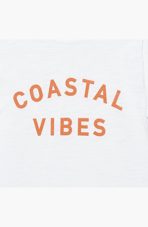 Everyday California Coastal Vibes Tee Shirt In White