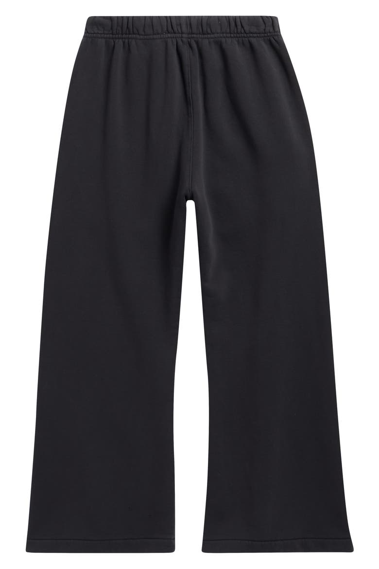 Kids' Flare Leg Cotton Sweatpants, Alternate, color, FADED BLACK