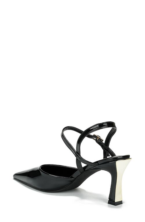 Berness Celine Ankle Strap Pump In Black