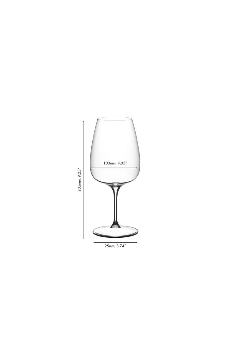 Grape@ Cebernet/Merlot/Cocktails Red Wine Glass, Set of 2, 29.25 ounce, Alternate, color, Clear