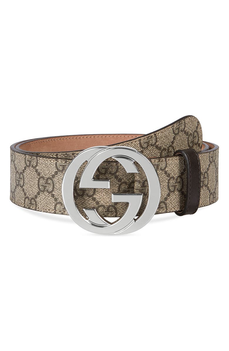 Gucci Logo Buckle Belt, Main, color,