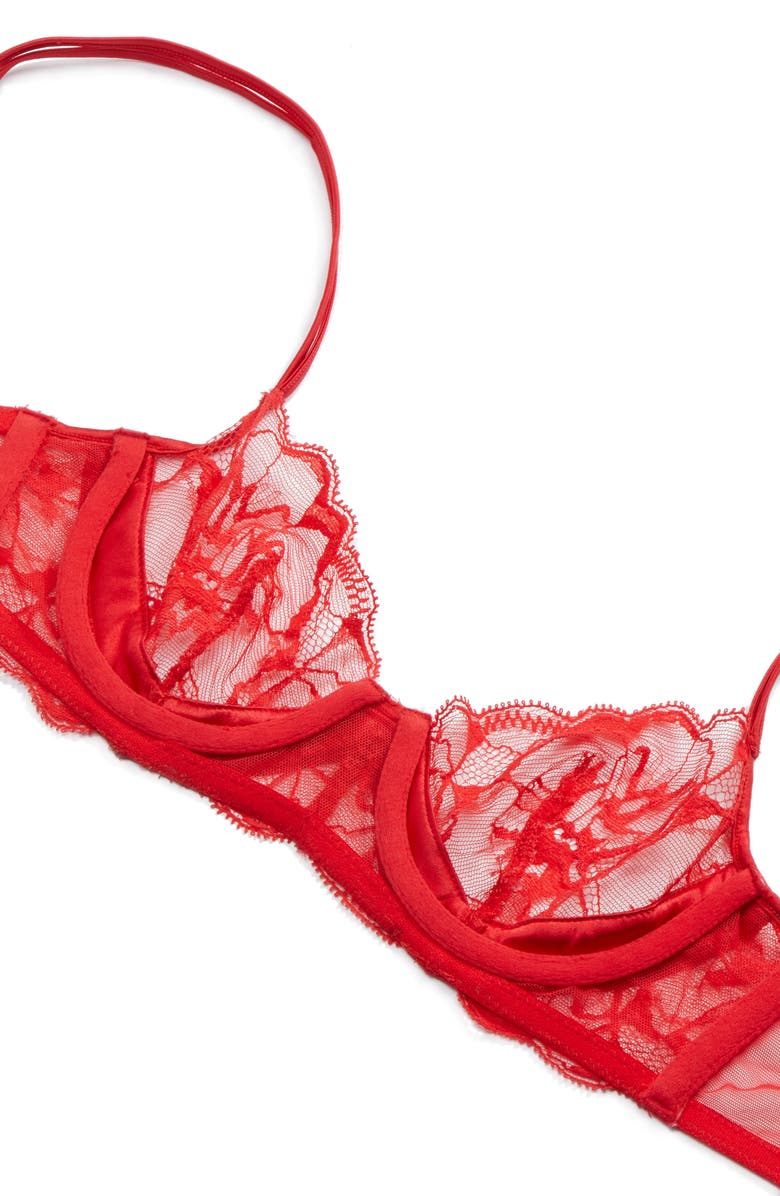 La Perla Wisteria Underwire Balconette Bra, Alternate, color, 