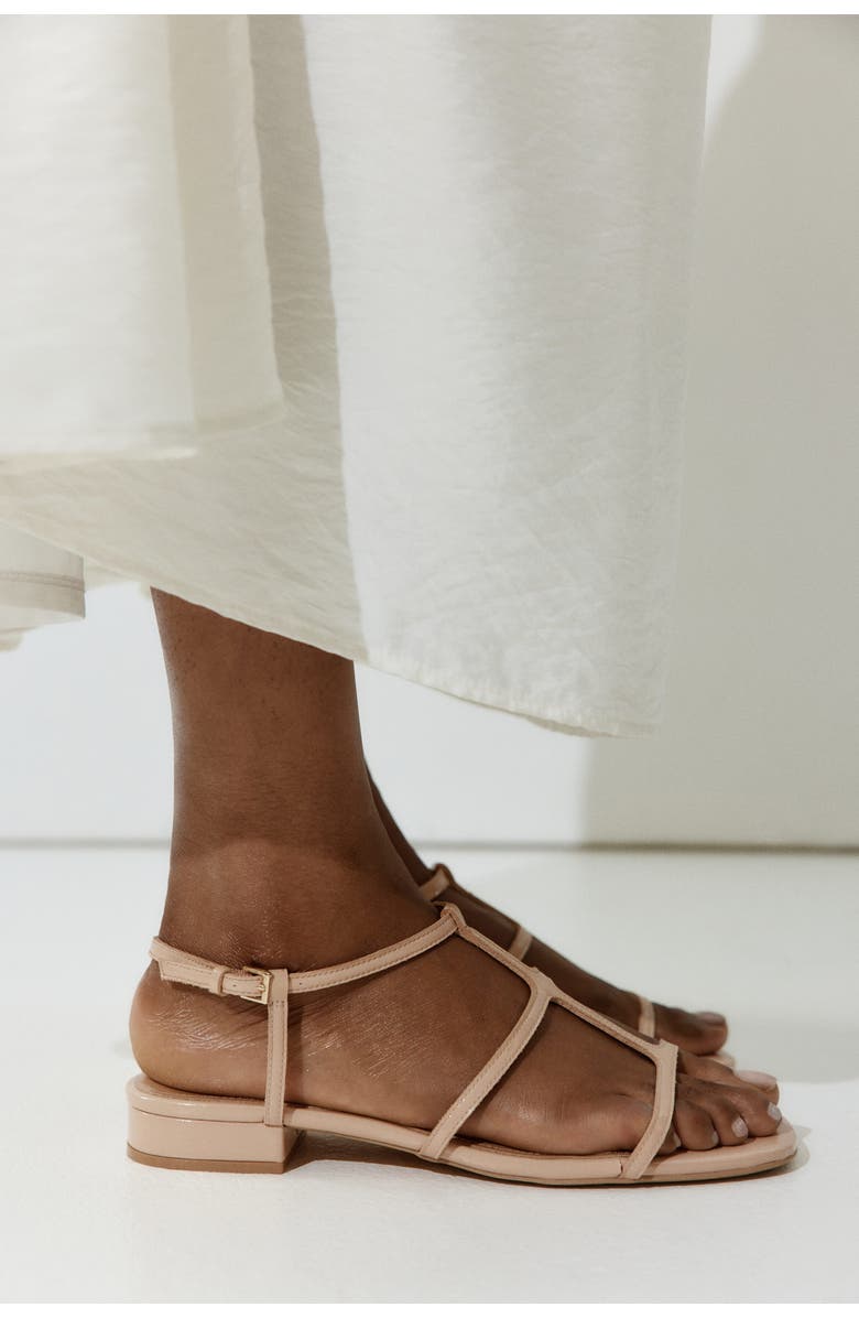 H&M Strappy Sandals, Alternate, color, Beige