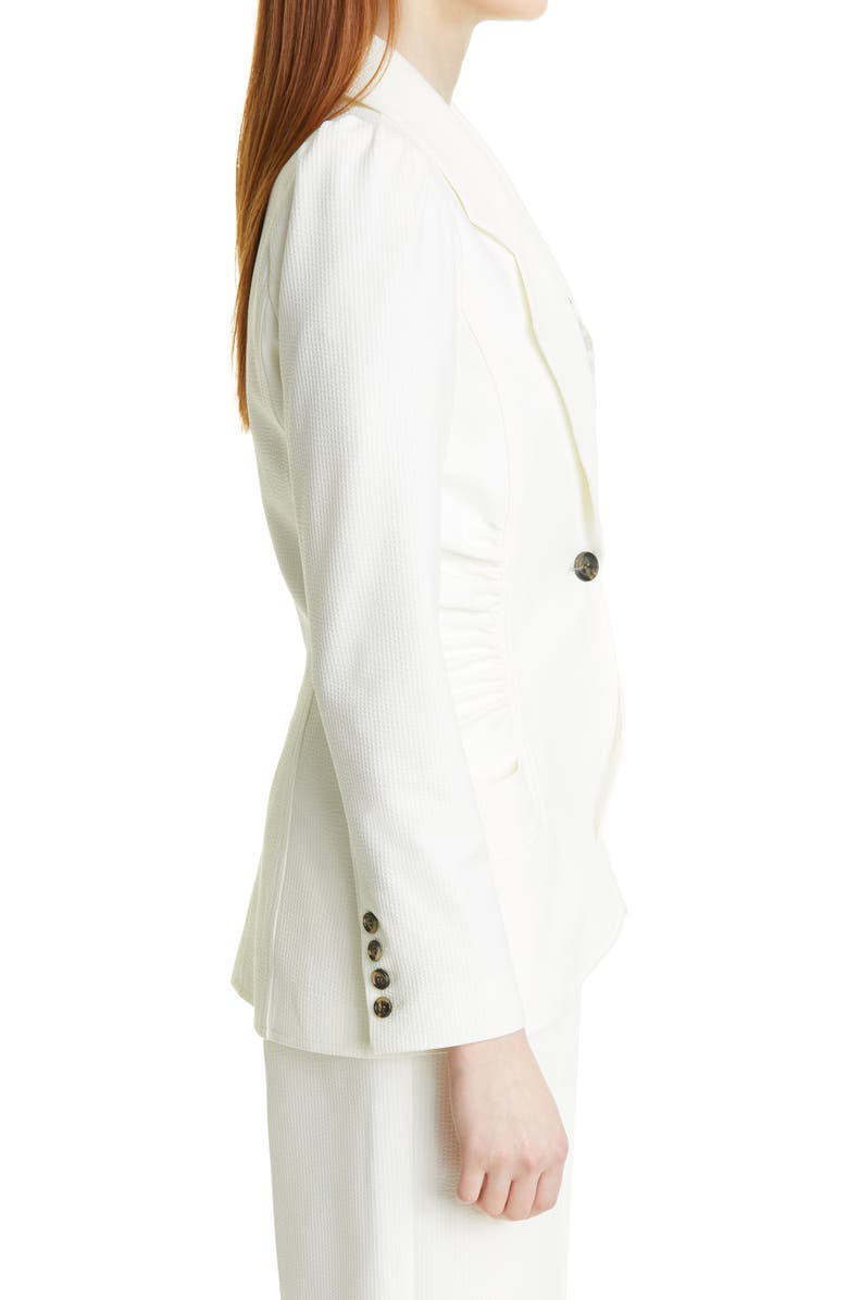 Smythe Ruched Blazer, Alternate, color,