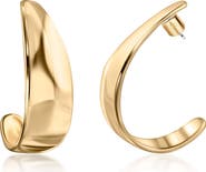 CHRISTINA CARUSO Petal Hoop Earrings