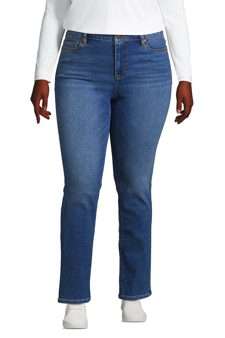 Recover Mid Rise Straight Leg Blue Jeans, Main, color, Indigo Tide Blue