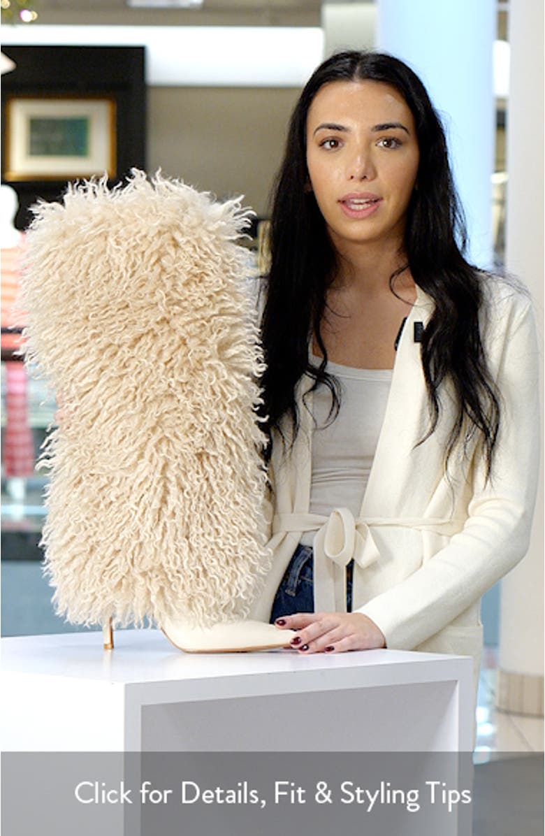 Icon Faux Fur Knee High Boot, sales video thumbnail