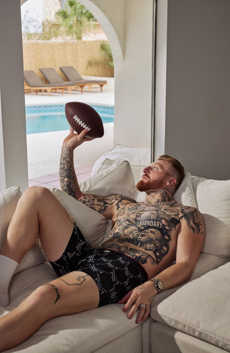 SAXX Multisport Mesh Boxer Briefs, Alternate, color, Rem Tropic-Black