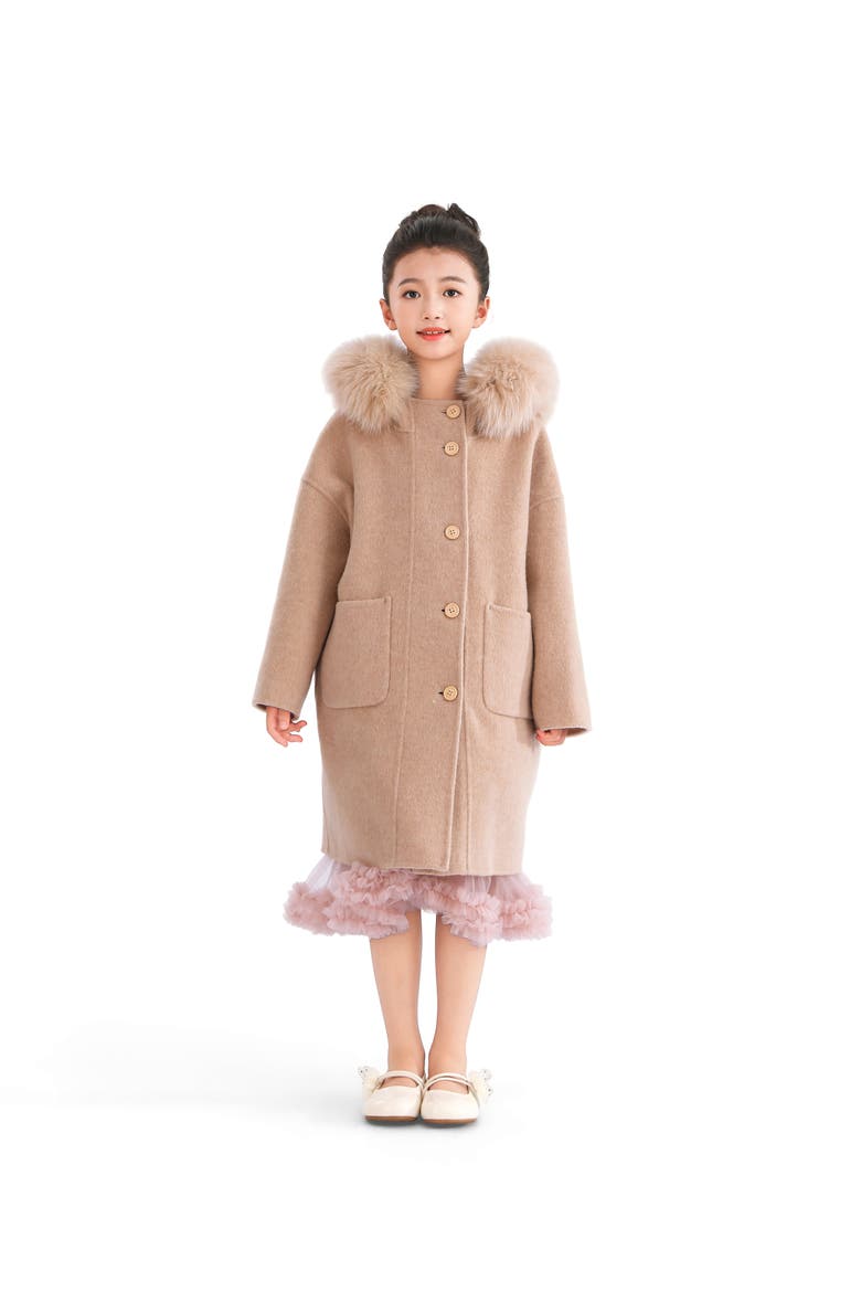 Polka Dot Sleeveless Bow Dress, Main, color, Champagne