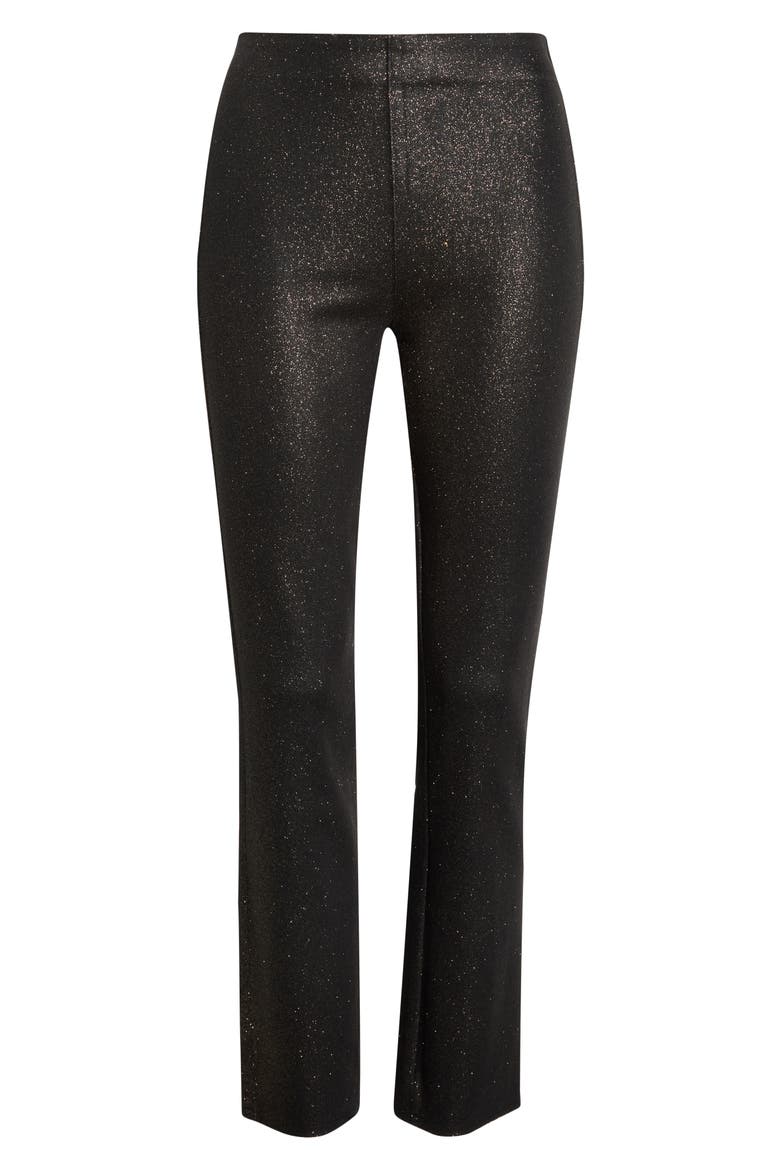 Derry Illusion Pull-On Pants, Alternate, color, BLACK WITH GOLD GLITTER