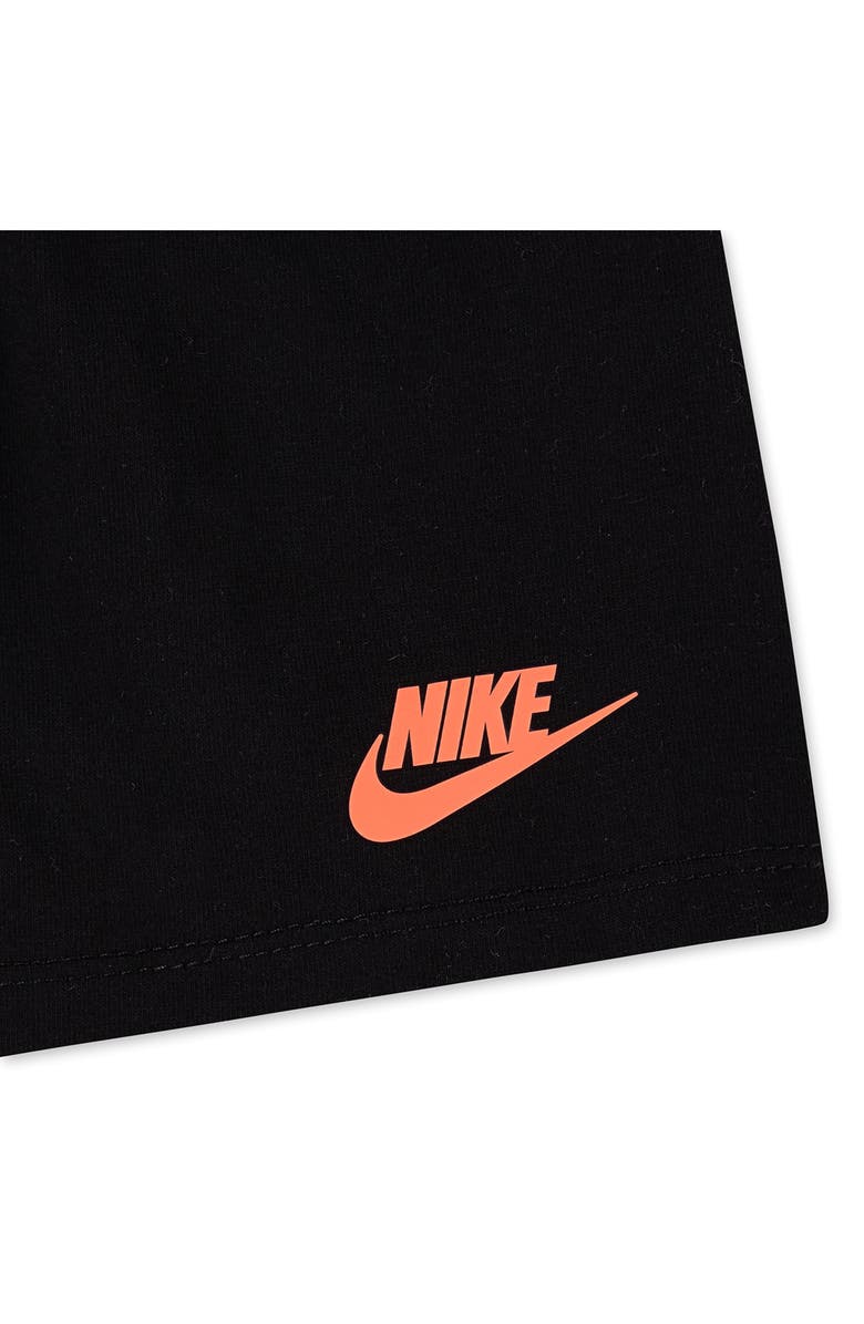 Nike On The Move Graphic T-Shirt & Shorts Set, Alternate, color, Black