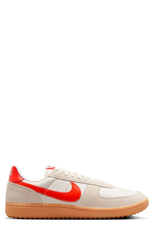 Nike Field General Sneaker In Ivory/picante Red/yellow