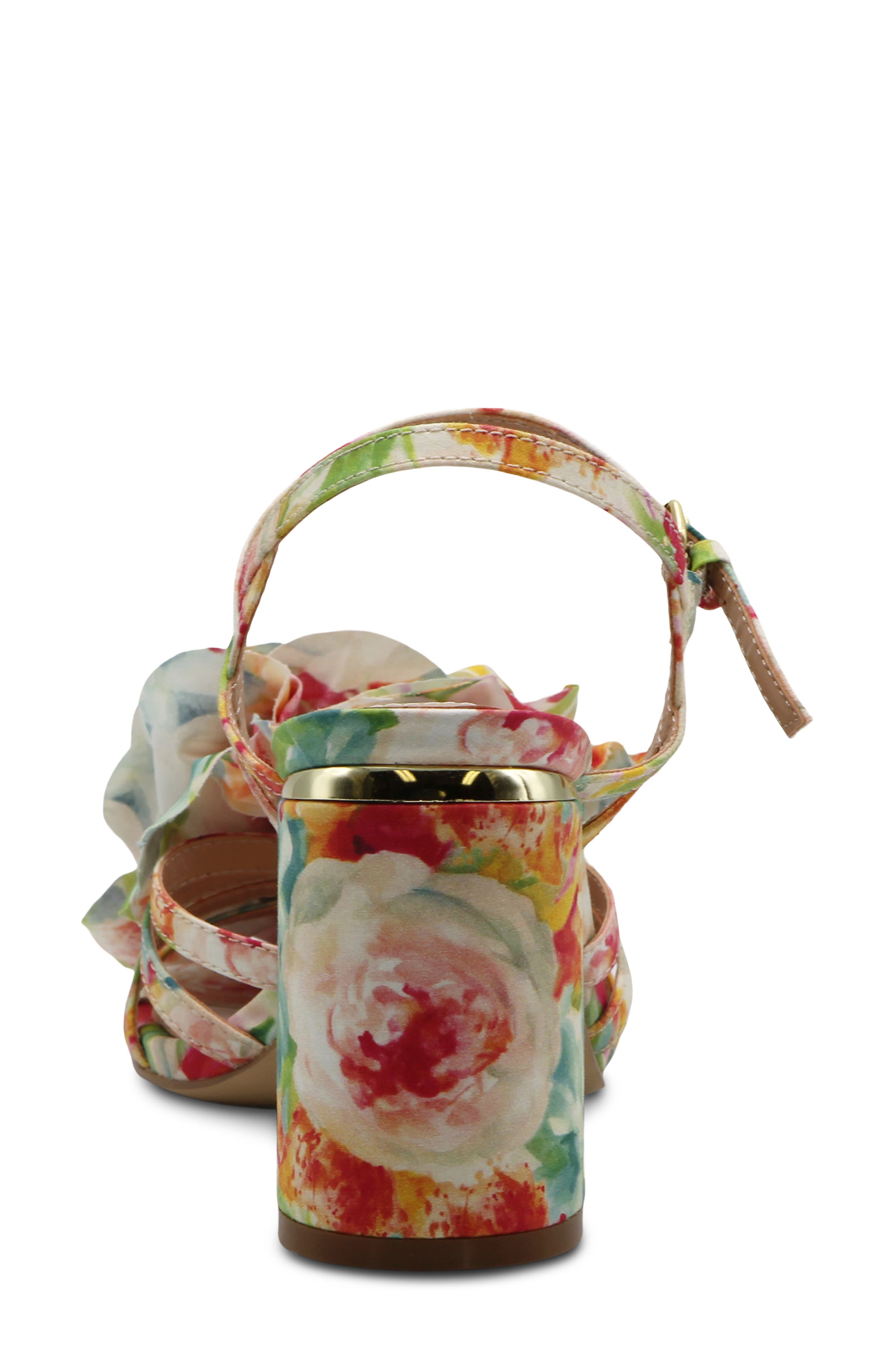 Charles David Restless Ankle Strap Sandal, Alternate, color, Bright Multi