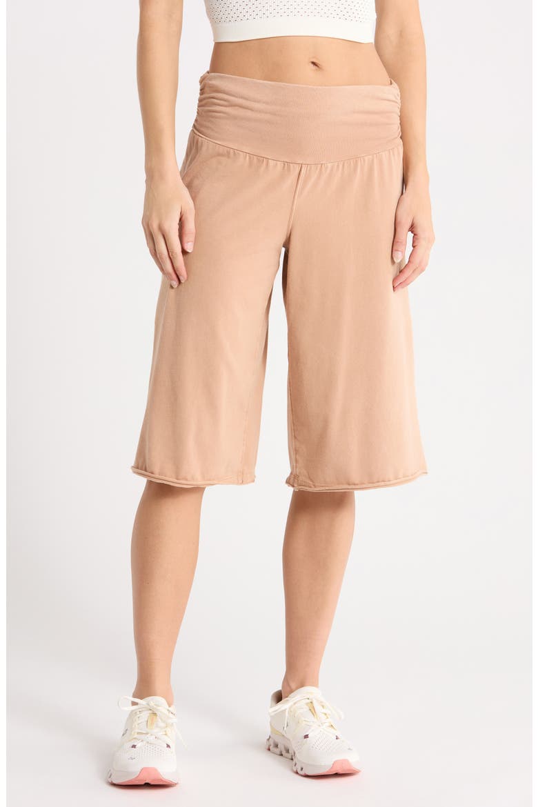 Hot Shot Renewal High Waist Wide Leg Pants, Main, color, SANDY