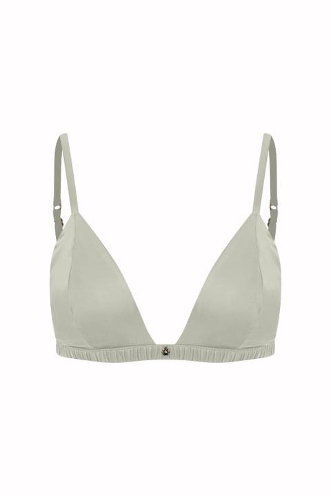 Silk Triangle Bra