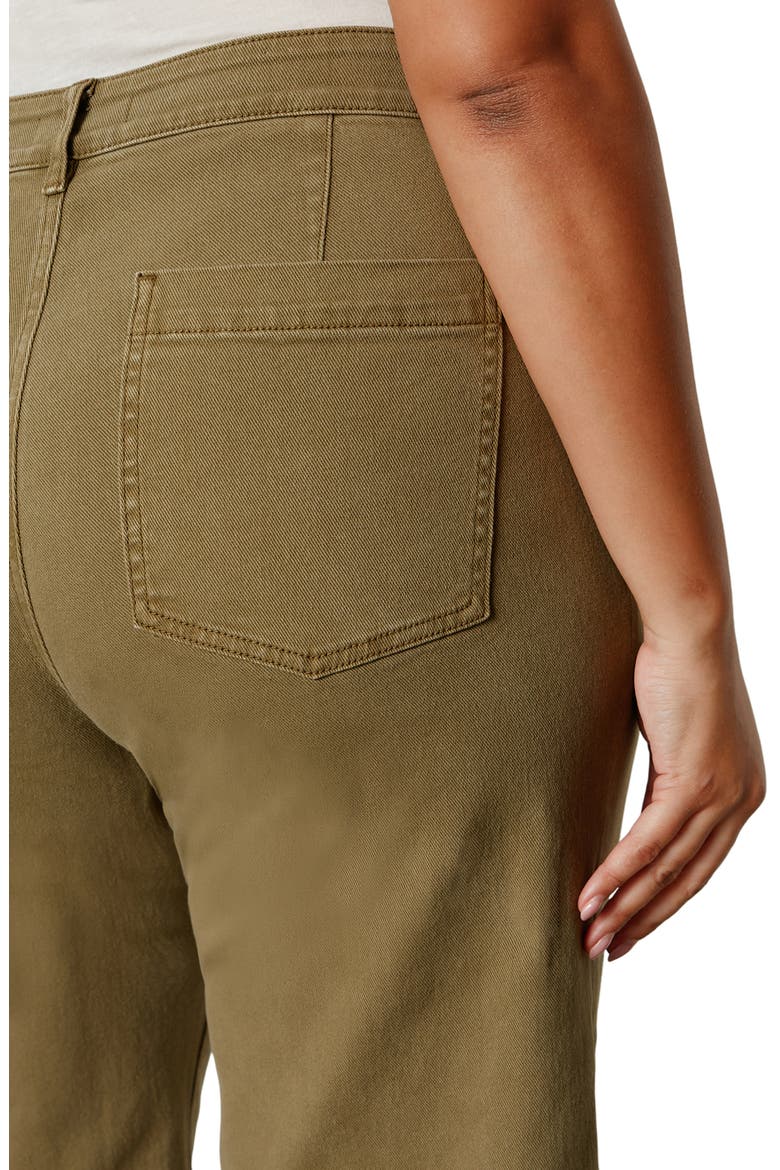 The Marine Crop Wide Leg Jeans, Alternate, color, COVERT GRE
