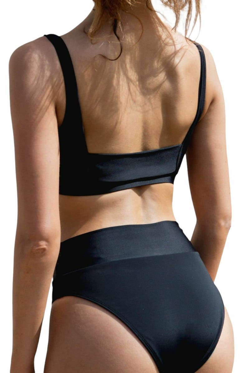 Biliblond Bikini Top Ronch, Alternate, color, Black