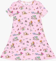 Bellabu Bear Kids' Mermaid Lagoon Short Sleeve Dress
