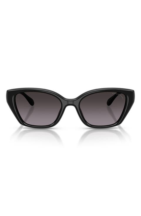 53mm Gradient Polarized Irregular Sunglasses