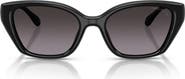 COACH 53mm Gradient Polarized Irregular Sunglasses