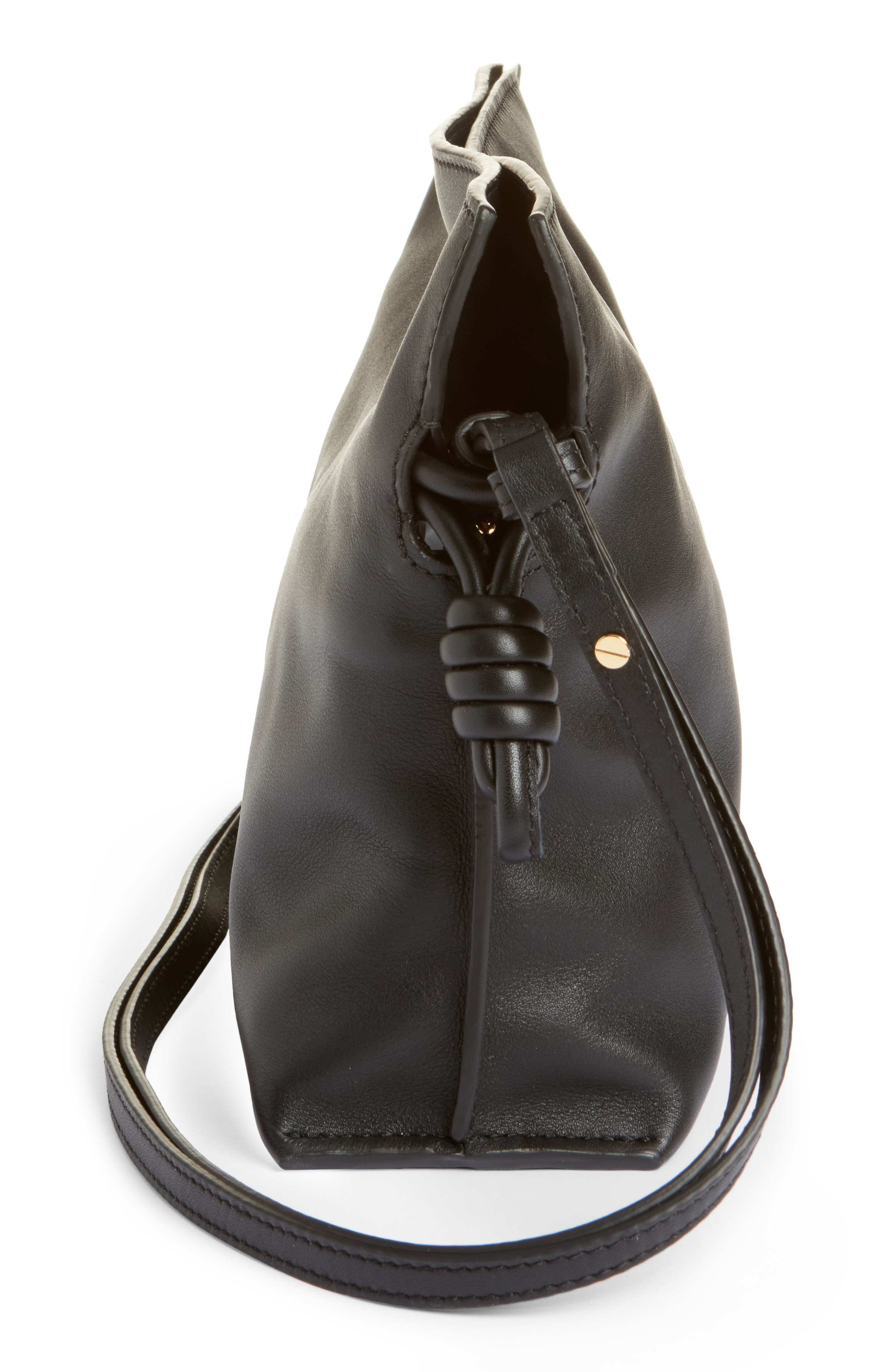 Loewe Mini Flamenco Leather Clutch, Alternate, color, 